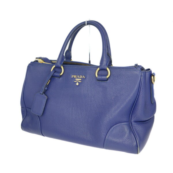 imgrc0087800626 Prada 2WAY Leather Bag Blue