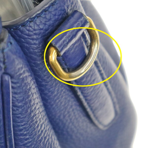 imgrc0087800636 Prada 2WAY Leather Bag Blue