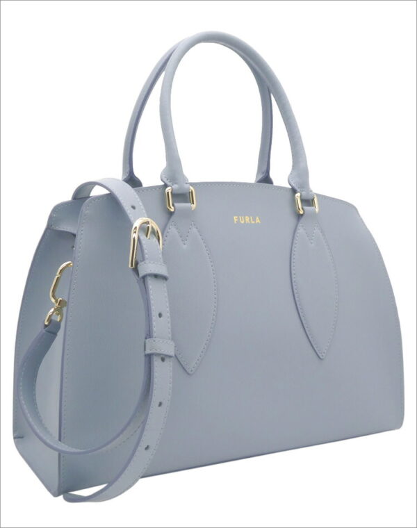 imgrc0087957176 Furla Doris Tote Bag Leather Blue