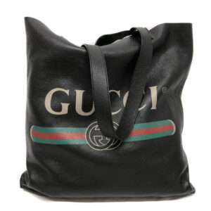 imgrc0087967712 Gucci Gg Supreme Pvc Leather Tote Bag Black