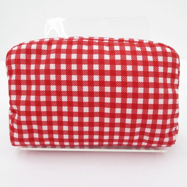 imgrc0087976408 Miu Miu FAILLE Gingham Check Pouch Red