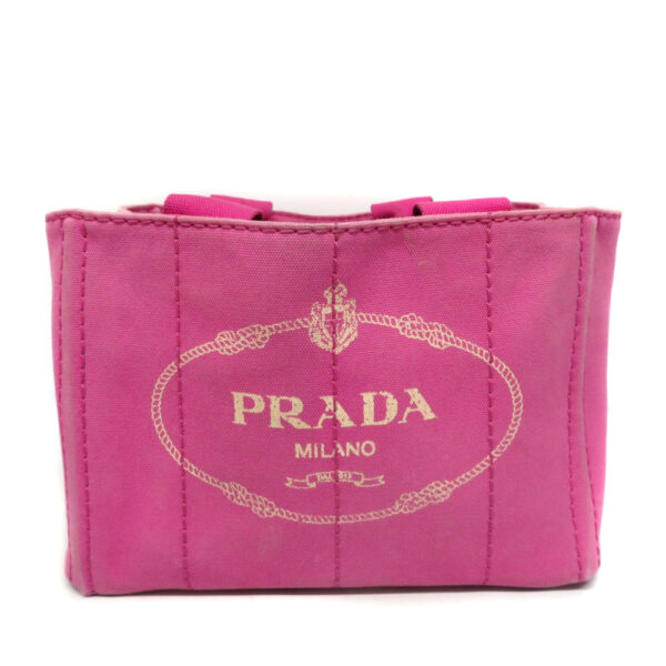 imgrc0087994079 Prada Kanapa Tote PM Canvas Pink