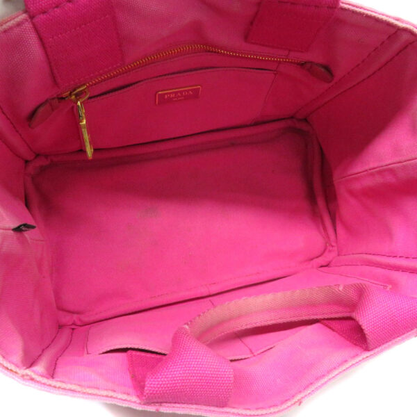 imgrc0087994083 Prada Kanapa Tote PM Canvas Pink