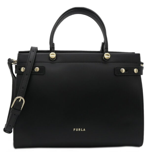 imgrc0088217459 Furla Lady M Tote Bag Leather Black