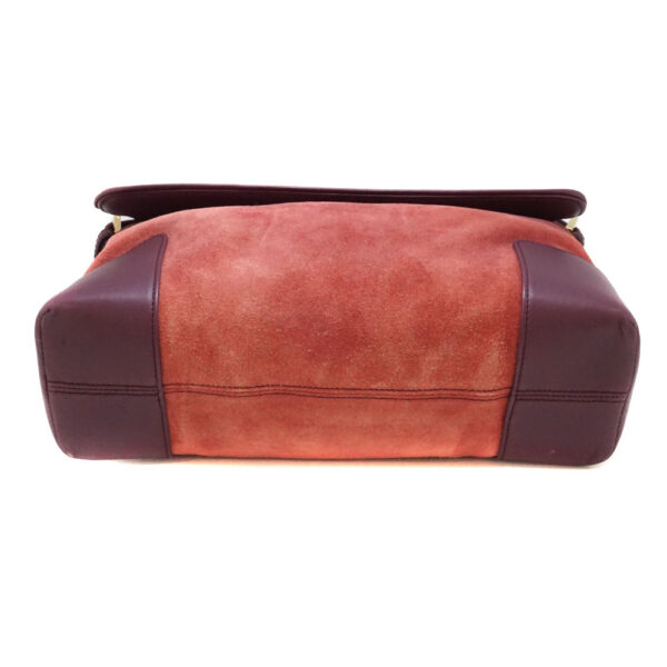 imgrc0088489463 Loewe Amazona Leather Suede Shoulder Bag Bordeaux