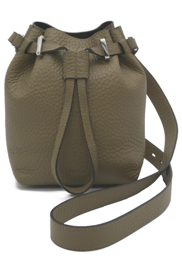 imgrc0088757654 Furla Giove Mini Bucket Bag Leather Khaki Brown