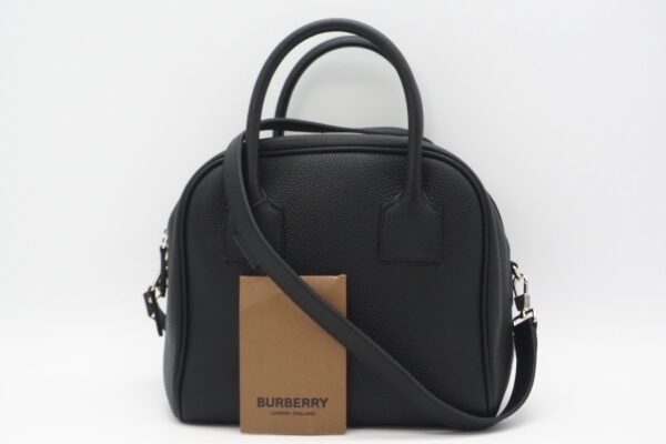 imgrc0088938769 Burberry Cube Leather 2way Handbag Black