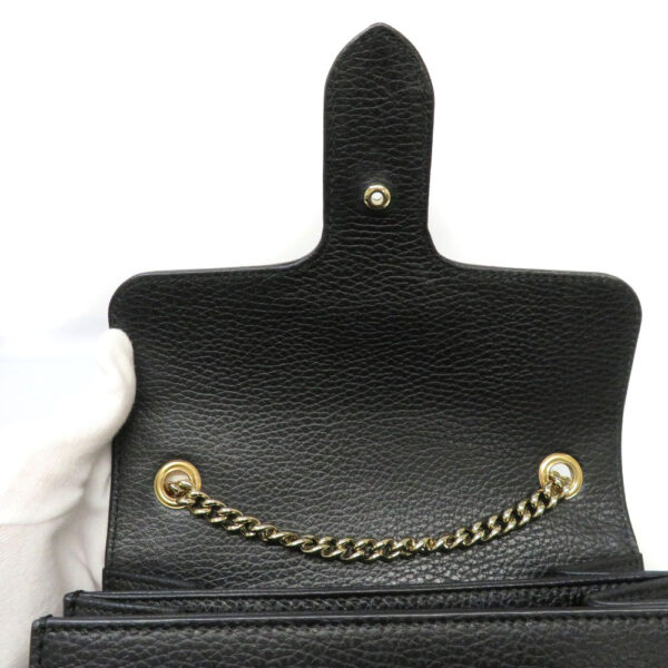 imgrc0089123082 Gucci Chain Shoulder Bag Leather Black