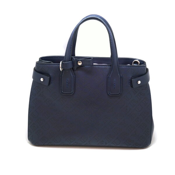 imgrc0089123968 Burberry 2WAY Punching Leather Handbag Navy