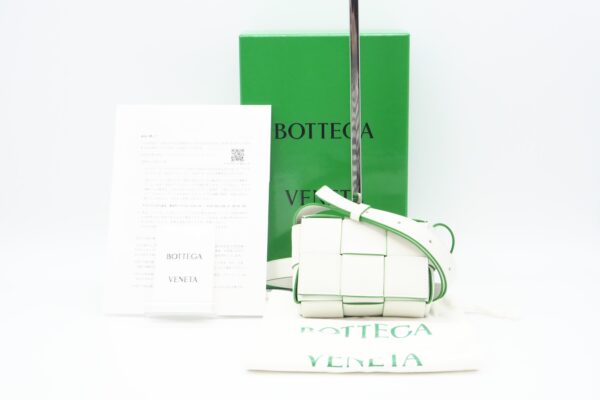 imgrc0089165176 Bottega Veneta Candy Cassette Shoulder Bag White Parakeet Green