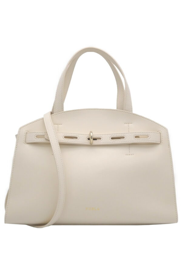 imgrc0089221957 Furla Net Tote Bag Leather White