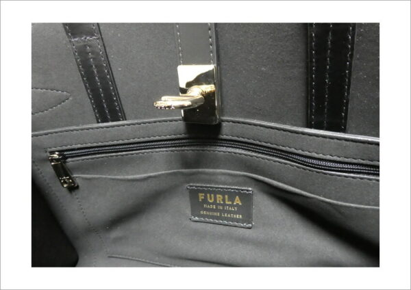 imgrc0089221970 Furla Net Tote Bag Leather Black