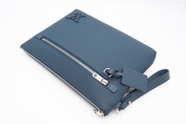 imgrc0089248271 Louis Vuitton Aerogram Pochette iPad Clutch Bag Blue