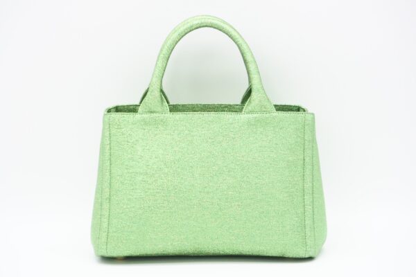 imgrc0089248738 Prada Kanapara Lame 2way Shoulder Bag Green