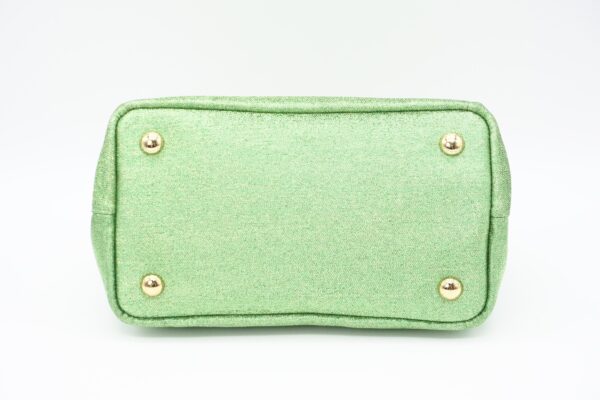 imgrc0089248740 Prada Kanapara Lame 2way Shoulder Bag Green