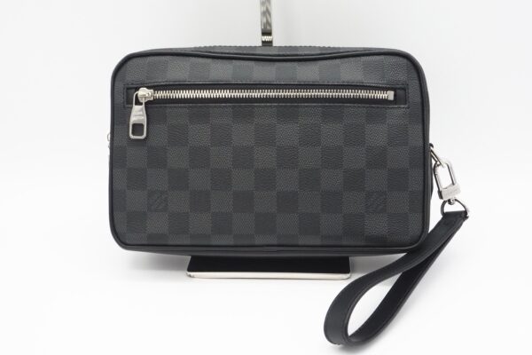 imgrc0089352286 Louis Vuitton Pochette Kasai Graphite Shoulder Bag Black Gray