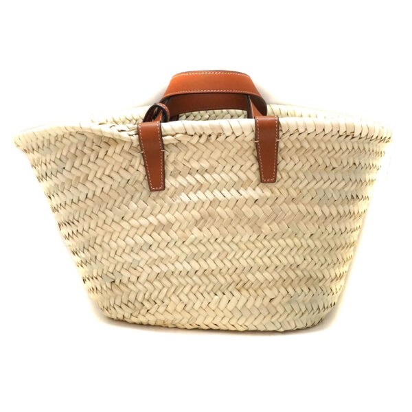 imgrc0089534021 Celine Teen Triomphe Basket Bag Raffia Leather Tan Brown