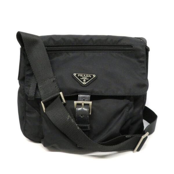 imgrc0089611981 Prada Shoulder Bag Nylon Black Lightweight