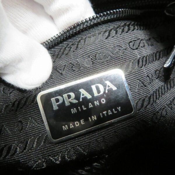 imgrc0089611986 Prada Shoulder Bag Nylon Black Lightweight