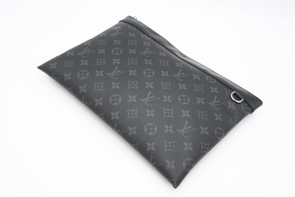 imgrc0090090654 Louis Vuitton Eclipse Pochette Discovery Clutch Bag Black