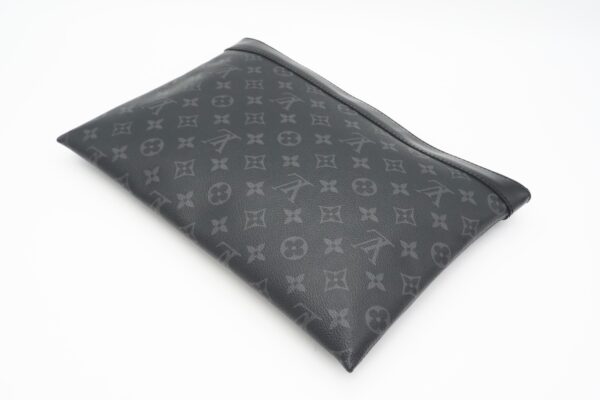 imgrc0090090655 Louis Vuitton Eclipse Pochette Discovery Clutch Bag Black