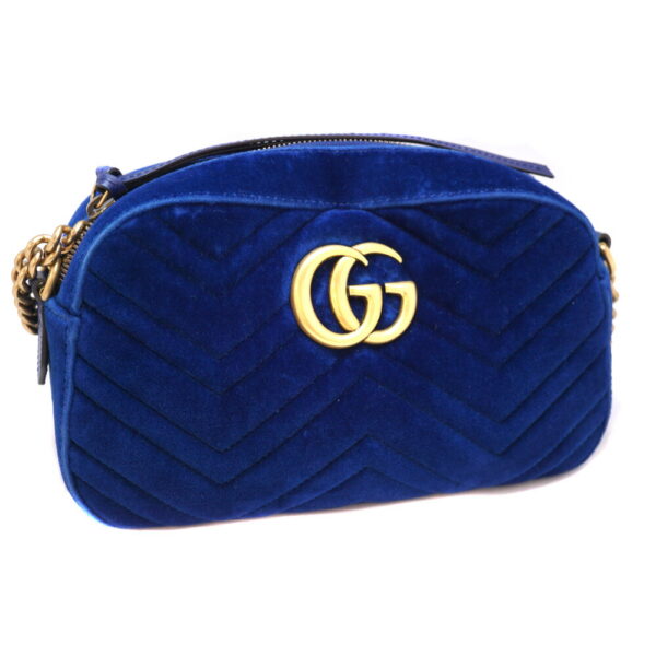 imgrc0091177746 Gucci Shoulder Bag Leather Blue