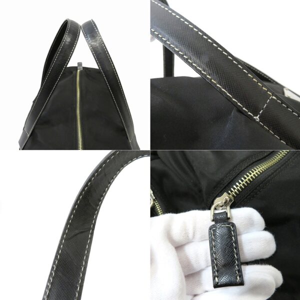 imgrc0091381496 Prada Mini Bag Nylon Leather Black