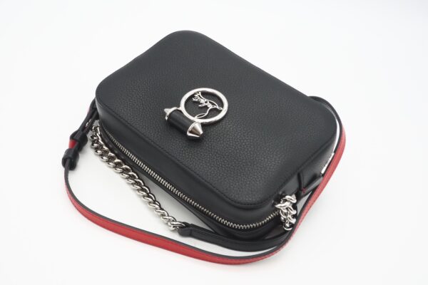 imgrc0091513181 Christian Louboutin Louboutin Mini Chain Shoulder Bag Black Red