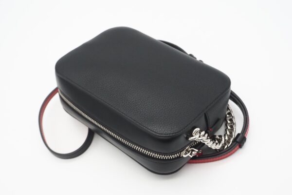 imgrc0091513182 Christian Louboutin Louboutin Mini Chain Shoulder Bag Black Red