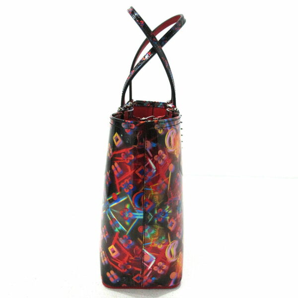 imgrc0091752185 Christian Louboutin Kabata Patent Leather Tote Bag Multicolor