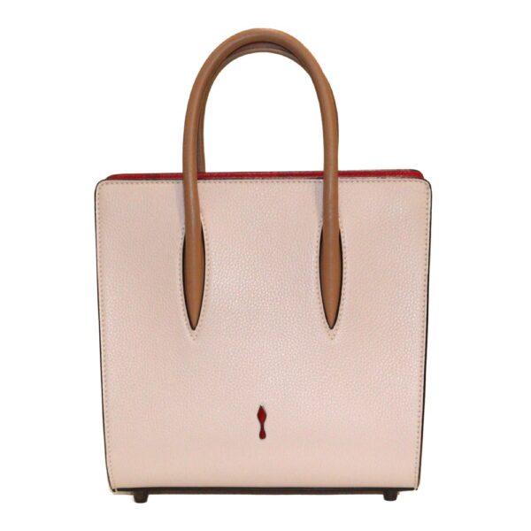 imgrc0091978648 Christian Louboutin Paloma Small 2WAY Shoulder Bag Beige Red Leather Enamel