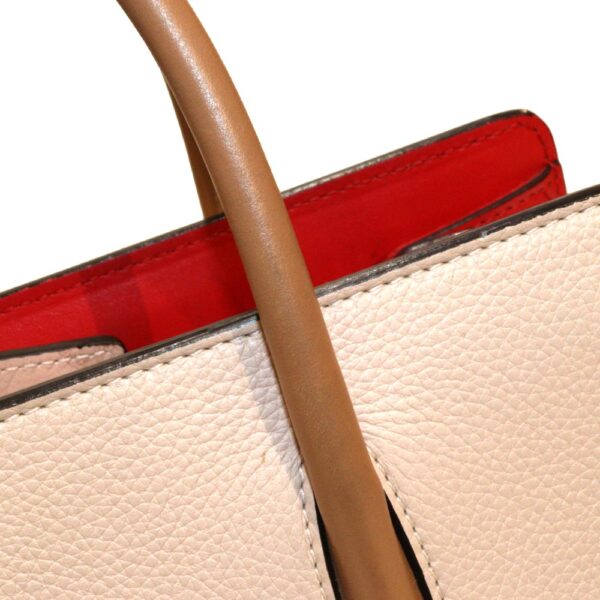 imgrc0091978663 Christian Louboutin Paloma Small 2WAY Shoulder Bag Beige Red Leather Enamel