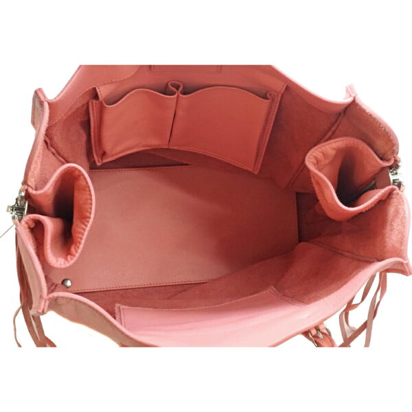 imgrc0091994978 Balenciaga The Paper Handbag Leather Pink