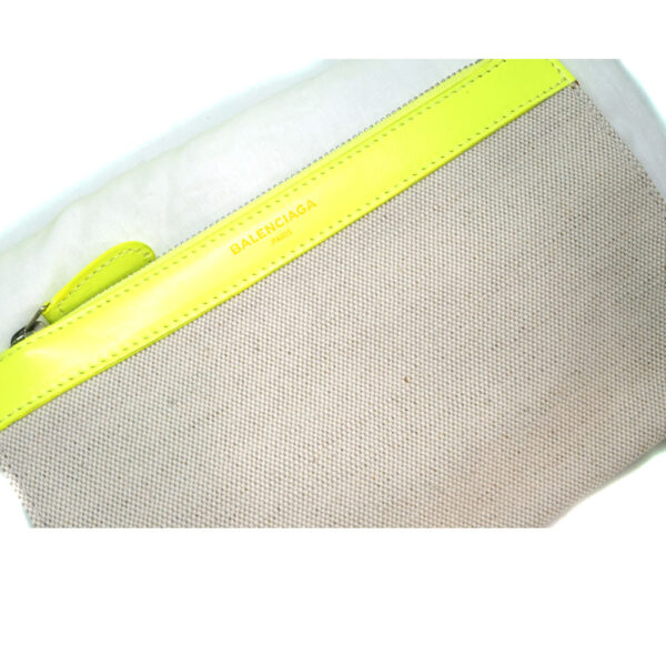 imgrc0092083941 Balenciaga Blue Cabas S Handbag Neon Yellow