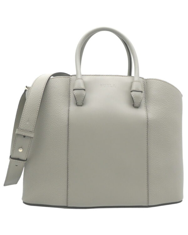 imgrc0092403136 Furla Miastella Tote Bag Leather Gray