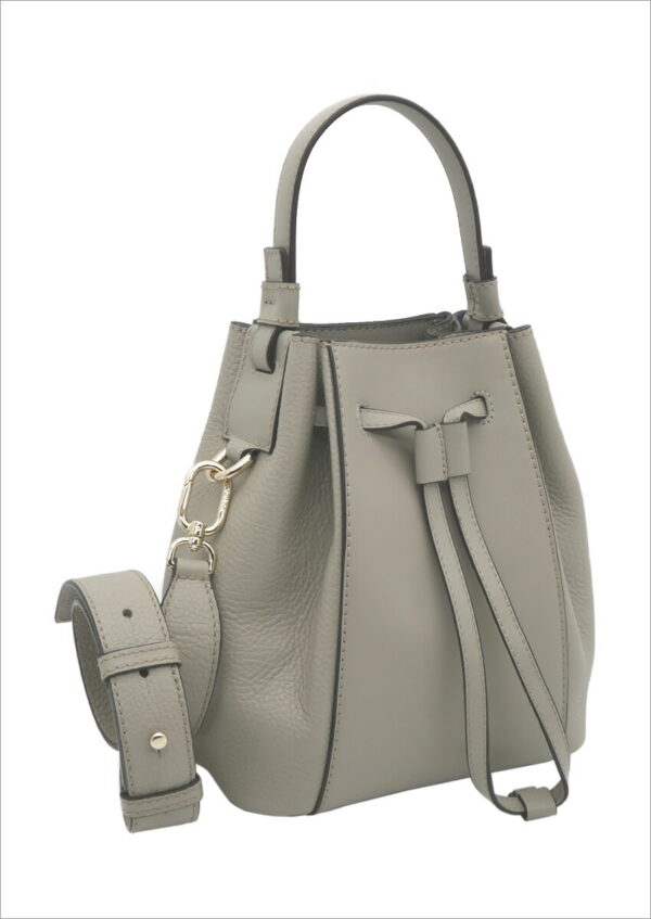 imgrc0092403658 Furla Miastella Bucket Bag Leather Gray