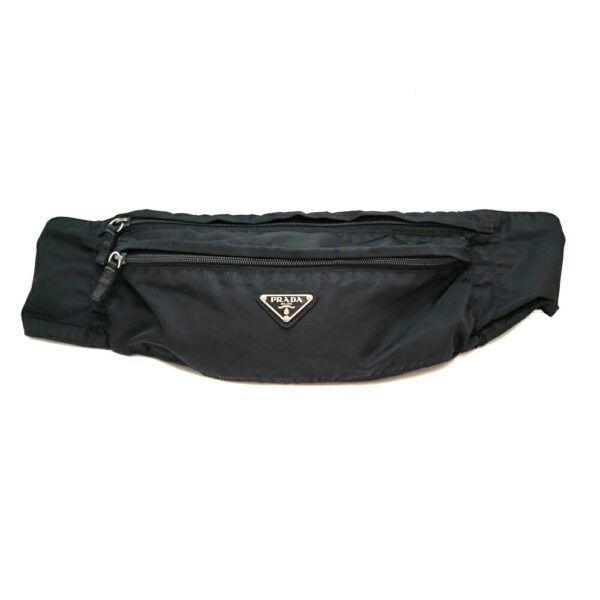 imgrc0092967601 Prada Waist Pouch Nylon Black