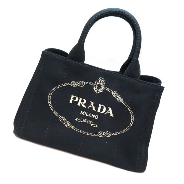 imgrc0093500974 Prada Canapa Tote Handbag Black