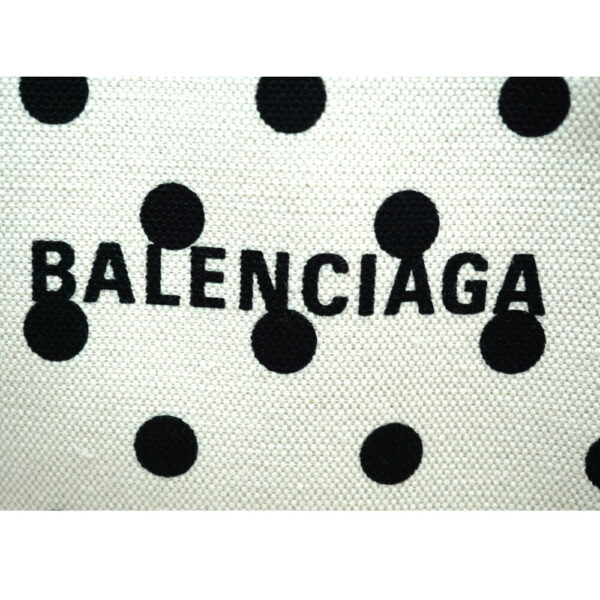 imgrc0094130904 Balenciaga Blue Cabas S Handbag Dot Canvas