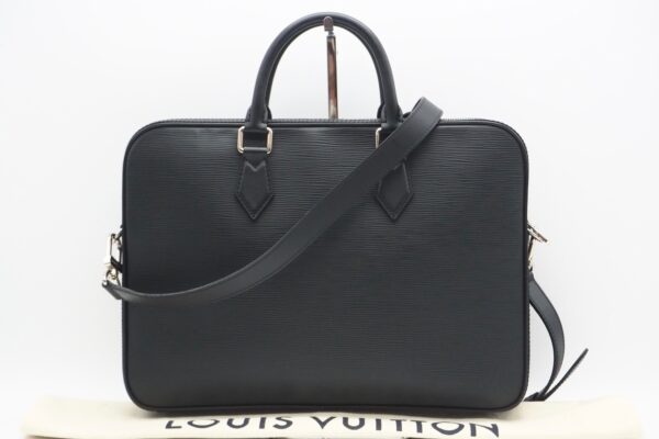 imgrc0094241924 Louis Vuitton Epi Dandy Briefcase MM Business Bag Black