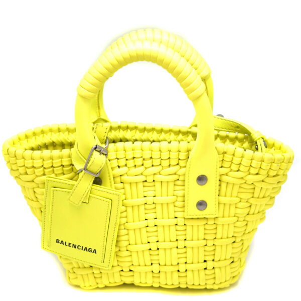 imgrc0094322355 Balenciaga Bistro XXS 2WAY Bag Neon Yellow