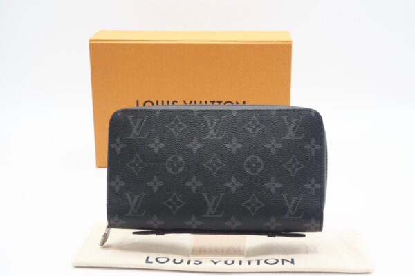 imgrc0094647328 Louis Vuitton Monogram Eclipse Zippy XL Travel Case Black Gray