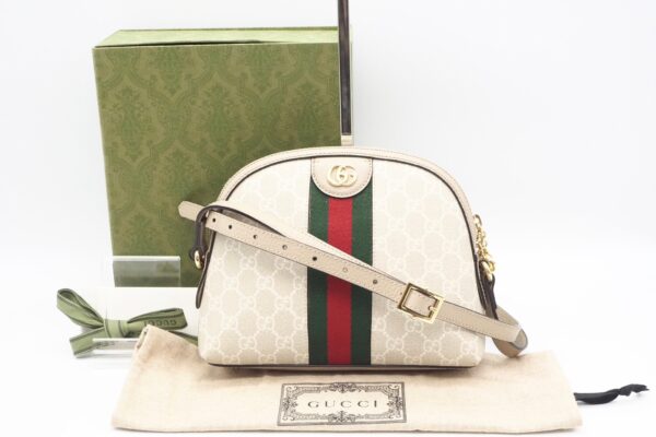 imgrc0094793809 Gucci Ophidia GG Small Shoulder Bag White Beige Green Red