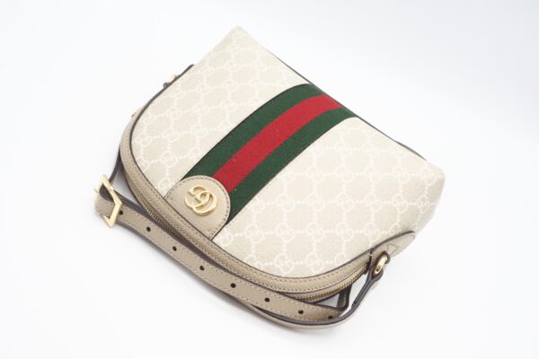 imgrc0094793810 Gucci Ophidia GG Small Shoulder Bag White Beige Green Red