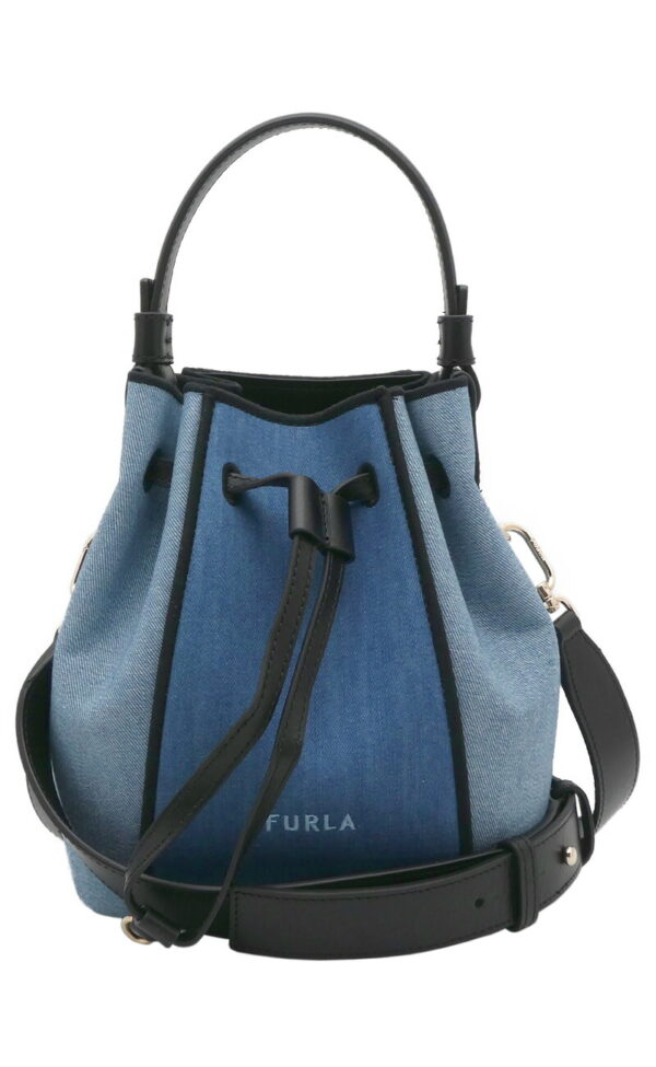 imgrc0094945754 Furla Miastella Bucket Bag Denim Blue