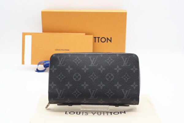 imgrc0095083602 Louis Vuitton Monogram Eclipse Zippy XL Travel Case Black