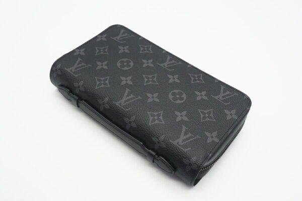 imgrc0095083603 Louis Vuitton Monogram Eclipse Zippy XL Travel Case Black