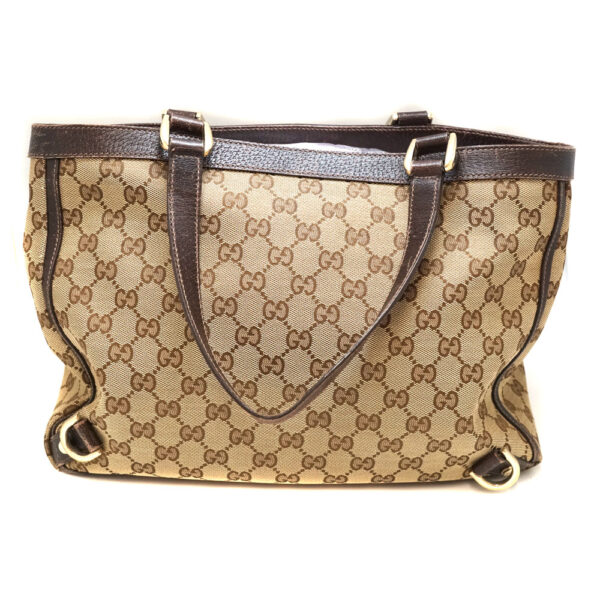 imgrc0095326089 Gucci Tote Bag Canvas Brown