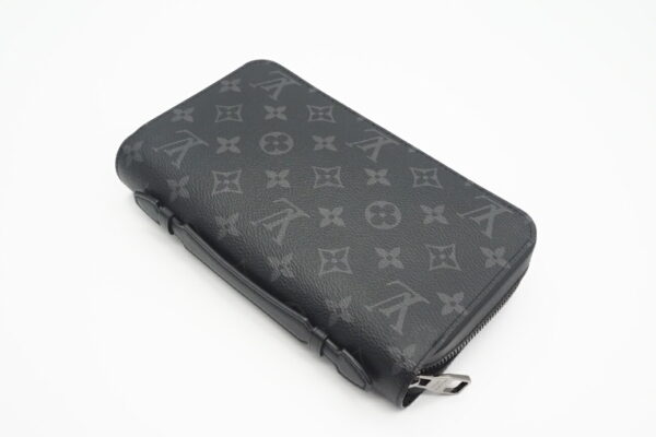 imgrc0095356994 Louis Vuitton Monogram Eclipse Zippy XL Travel Case Black Gray