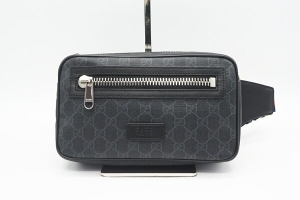 imgrc0095415863 Gucci Soft GG Supreme Belt Body Bag Black Gray